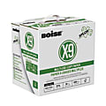 Boise® X-9® SPLOX® 3-Hole Punched Multi-Use Print & Copy Paper, White, Letter (8.5" x 11"), 2500 Sheets Per Case, 20 Lb, 92 Brightness