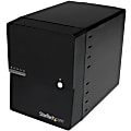 StarTech.com USB 3.0 / eSATA 4-Bay 3.5in SATA III Hard Drive Enclosure w/ built-in HDD Fan & UASP - SATA 6Gbps - 4 x HDD Supported - 4 x SSD Supported - 4 x Total Bay - 4 x 3.5" Bay 1 thumbnail image