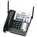 AT&T SB67118 4-Line DECT 6.0 Digital Corded/Cordless Speakerphone With Digital Answering System, Black/Silver 1 thumbnail image
