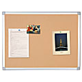 MasterVision® Earth Cork Board, 48" x 72", 80% Recycled, Aluminum Frame With Silver Finish
