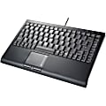 Solidtek Mini 88-Key Keyboard With Touchpad, KB-3910-BU