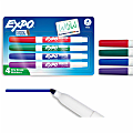 Expo Low-Odor Dry Erase Markers - Fine Marker Point - Erasable - Assorted Ink/ - 4 / Pack 1 thumbnail image