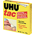 Staedtler UHU Tac Removable Adhesive Putty - Removable, Non-toxic, Pliable, Reusable - 1 Each - White