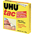 Staedtler UHU Tac Removable Adhesive Putty - Removable, Non-toxic, Pliable, Reusable - 1 Each - White 1 thumbnail image