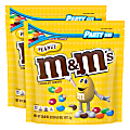 M&M's SUP Party Bag Peanut, 38 oz, 2 Pack