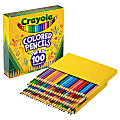 Crayola® Colored Pencils, Assorted Colors, Set Of 100 Pencils