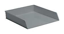 MadeSmart Letter Tray, 12 5/8"H x 10 1/2"W x 2 3/8"D, Gray