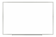 Realspace™ Magnetic Dry-Erase Whiteboard, 48'' x 72" , Aluminum Frame With Silver Finish