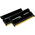 HyperX Impact 16GB DDR3 SDRAM Memory Module - For Notebook - 16 GB (2 x 8 GB) - DDR3-1600/PC3-12800 DDR3 SDRAM - CL9 - 1.35 V - Non-ECC - Unbuffered - 204-pin - SoDIMM 1 thumbnail image