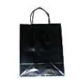 OfficeMax High-Gloss Paper Bags, 10"H x 8"W x 4 3/4"D, Black/White, Pack Of 125 1 thumbnail image