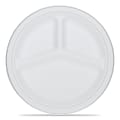Highmark® Plates, Compartment, 10", Ivory, Pack Of 50