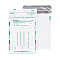 Quality Park Night Deposit Bags, 10" x 13", White, Pack Of 100 1 thumbnail image