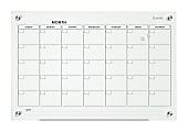 Quartet® Infinity™ Unframed Magnetic Glass Calendar Whiteboard, 18" x 24", White 1 thumbnail image