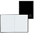 Blueline® Blueline Hardbound Quad Ruled Composition Book, 9.25"Width x 7.25"Length, Black, 1 Each 1 thumbnail image