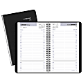 AT-A-GLANCE® DayMinder® Daily Appointment Book, Quarter-Hourly, 4 7/8" x 8", Black, January to December 2018 (G10000-18)
