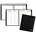 AT-A-GLANCE® Weekly/Monthly Appointment Book, 6 7/8" x 8 3/4", 100% Recycled, Black, January to December 2018 (70951G05-18) 1 thumbnail image