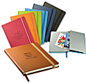 Custom Tuscany Soft Faux Leather Promotional Writing Journal, 5-3/8" x 8-1/2",  Assorted Colors