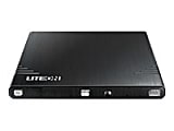 Lite-On EBAU108 DVD-Writer - Black - DVD-RAM/±R/±RW Support - 24x CD Read/24x CD Write/24x CD Rewrite - 8x DVD Read/8x DVD Write/8x DVD Rewrite - Double-layer Media Supported - USB 2.0 1 thumbnail image