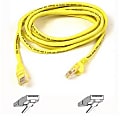 Belkin Cat5e Patch Cable - RJ-45 Male - RJ-45 Male - 6ft - Yellow