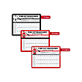 Custom Printed Outdoor Weatherproof 1-, 2- Or 3-Color Labels And Stickers, 3" x 4" Rectangle, Box Of 250 1 thumbnail image