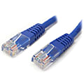 StarTech.com 6 ft Blue Molded Cat5e UTP Patch Cable  - 6ft Cat5e Patch Cable - 6 ft Cat 5e patch cable - 6' Cat5e Patch Cord - 6ft Molded Patch Cable - 6' Cat 5 RJ45 Patch Cable - Blue