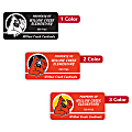 Custom Printed Outdoor Weatherproof 1, 2, or 3 Color Labels And Stickers, 1" x 2" Rectangle, Box of 250 1 thumbnail image