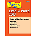 Professor Teaches® Excel® And Word 2013 Tutorial Set, Download