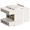 C2G Cat5E RJ45 UTP Keystone Jack - White - 1 x RJ-45 Network Female - White 1 thumbnail image