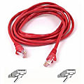 Belkin Cat6 Patch Cable - RJ-45 Male Network - RJ-45 Male Network - 14ft - Red