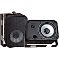 Pyle PylePro PDWR50B 2-way Indoor/Outdoor Speaker - 250 W RMS - Black - 500 W (PMPO) Woofer Tweeter Midrange - 4 Ohm 1 thumbnail image