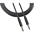 Audio-Technica 1/4" - 1/4" Phone Plug Instrument Cable. 10' (3.0 m) Length - 10 ft 6.35mm Audio Cable for Audio Device, Microphone - First End: 1 x 6.35mm Audio - Male - Second End: 1 x 6.35mm Audio - Male - Shielding - Black