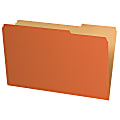 Pendaflex® Legal-Size Interior File Folders, 1/3 Cut, Orange, Box Of 100 1 thumbnail image