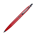 Yafa Mini-Ballpoint Poquito Pen, Medium Point, 1.0 mm, Red Barrel, Black Ink