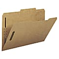 Smead® Kraft Fastener Folders, 2/5 Cut, Legal Size, Kraft, Box Of 50