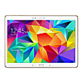 Samsung Galaxy Tab S - Tablet - Android 4.4 (KitKat) - 16 GB - 10.5" Super AMOLED (2560 x 1600) - microSD slot - dazzling white 1 thumbnail image