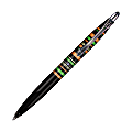 Yafa Mini-Ballpoint Poquito Pen, Medium Point, 1.0 mm, Assorted Barrels, Black Ink