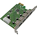 VisionTek 4 Port USB 3.0 PCIe Internal Card - PCI Express - Plug-in Card - 4 USB Port(s) - 4 USB 3.0 Port(s)