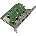 VisionTek 4 Port USB 3.0 PCIe Internal Card - PCI Express - Plug-in Card - 4 USB Port(s) - 4 USB 3.0 Port(s) 1 thumbnail image