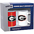 Hunter® NCAA Ceramic Mug Set, 11 Oz, Georgia Bulldogs, Pack Of 2