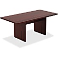 Lorell® Chateau Series Rectangular Conference Table Top, 30”H x 70-15/16”W x 35-7/16”D, Mahogany 1 thumbnail image