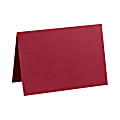 LUX Folded Cards, A1, 3 1/2" x 4 7/8", Garnet Red, Pack Of 50