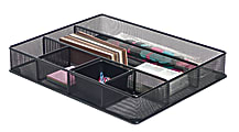 Office Depot® Brand Mesh Large Drawer Organizer, Black 