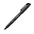 FORAY® EverX® 100% Recycled Pen-Style Permanent Markers, Ultra-Fine Point, Black, Pack Of 12 1 thumbnail image