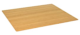 Realspace™ Bamboo Chair Mat, 42" x 48", Natural