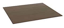 Realspace® Bamboo Chair Mat, 42" x 48", Cherry