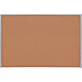 Lorell® Basic Cork Board, 48" x 36", Aluminum Frame With Brown Finish 1 thumbnail image