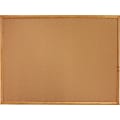 Lorell® Cork Bulletin Board, 36" x 48", Wood Frame With Oak Finish