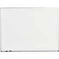 Sparco Melamine Dry-Erase Whiteboard, 48" x 36", Aluminum Frame With Silver Finish