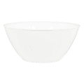 Amscan 5-Quart Plastic Bowls, 11" x 6", Frosty White, Set Of 5 Bowls