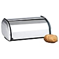Anchor Hocking Brushed Steel Bread Box - Euro Design - Bread Box